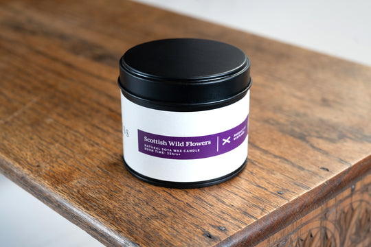 Scottish Wild Flowers - Travel Candle