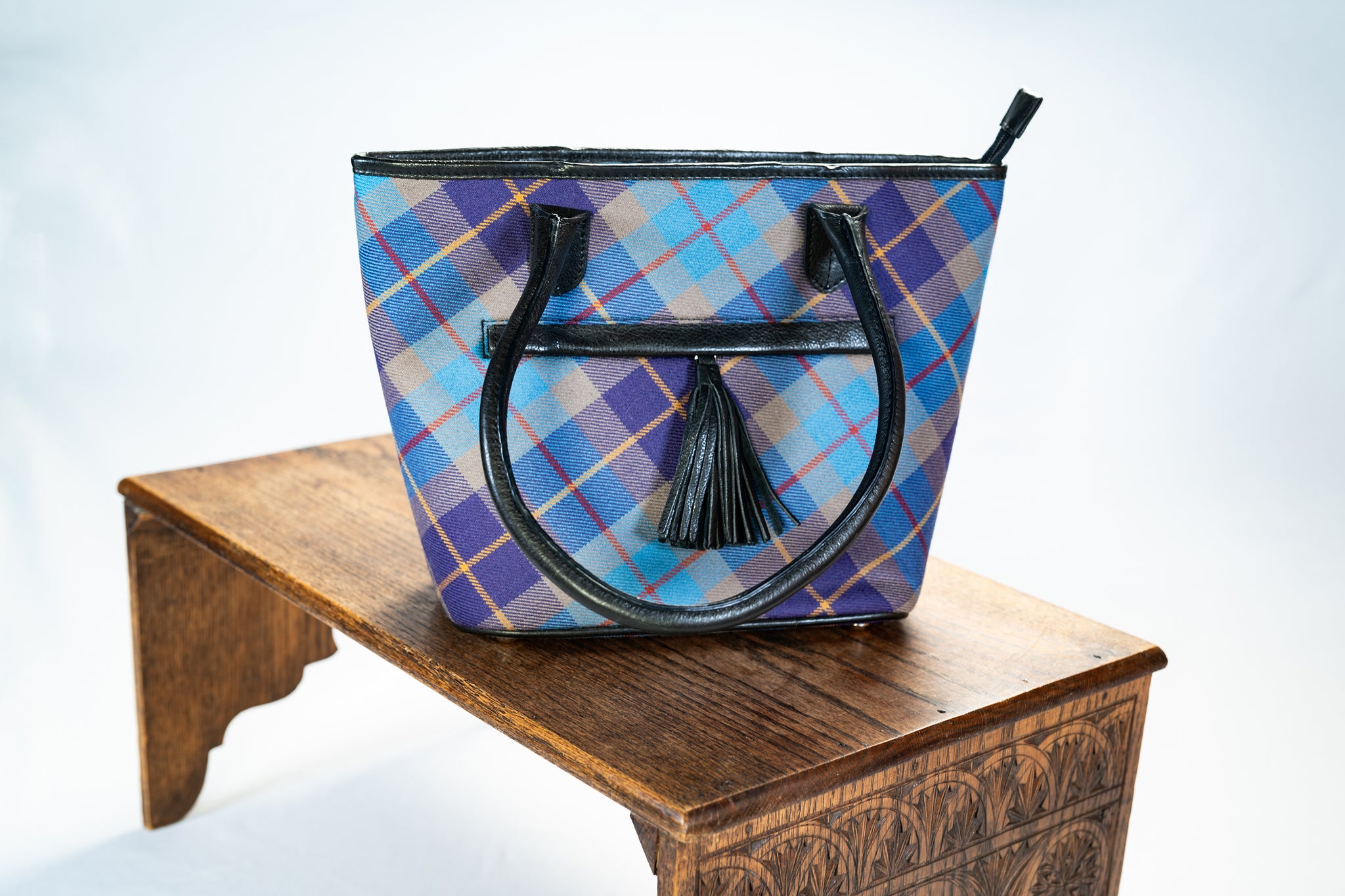 Black Leather Fay loch ness Bag