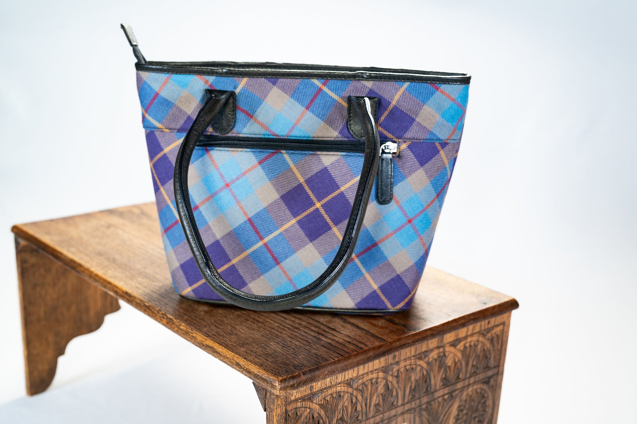 Black Leather Fay loch ness Bag