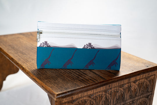 Monster Pencil Case Green & White