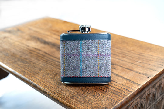 Tweed Hip Flask