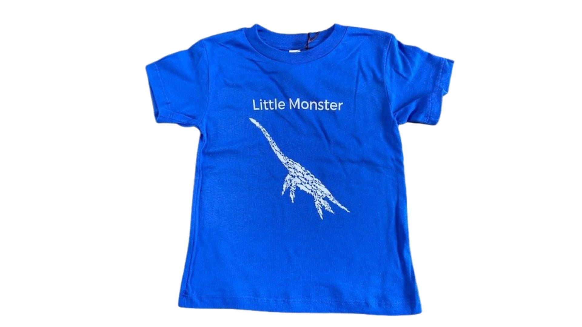 Loch Ness Little Monster Kids T-Shirt - Blue